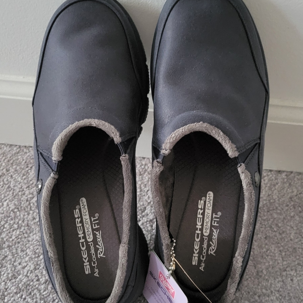 Skechers Faux Fur Lined Clogs-NWT